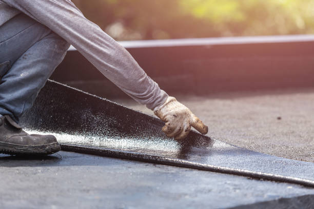 Professional Interior Drainage System technician working in Hainesport, NJ